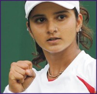 سانيا ميرزا ، لاعبة التنس الهندية 