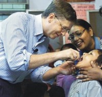 تعمل مؤسسة بيل وميليندا غيتس الى دعم قطاع الرعاية الصحية في الهند   