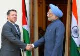 رئيس الوزراء الهندي مع العاهل الاردني خلال زيارة الاخير   للهند